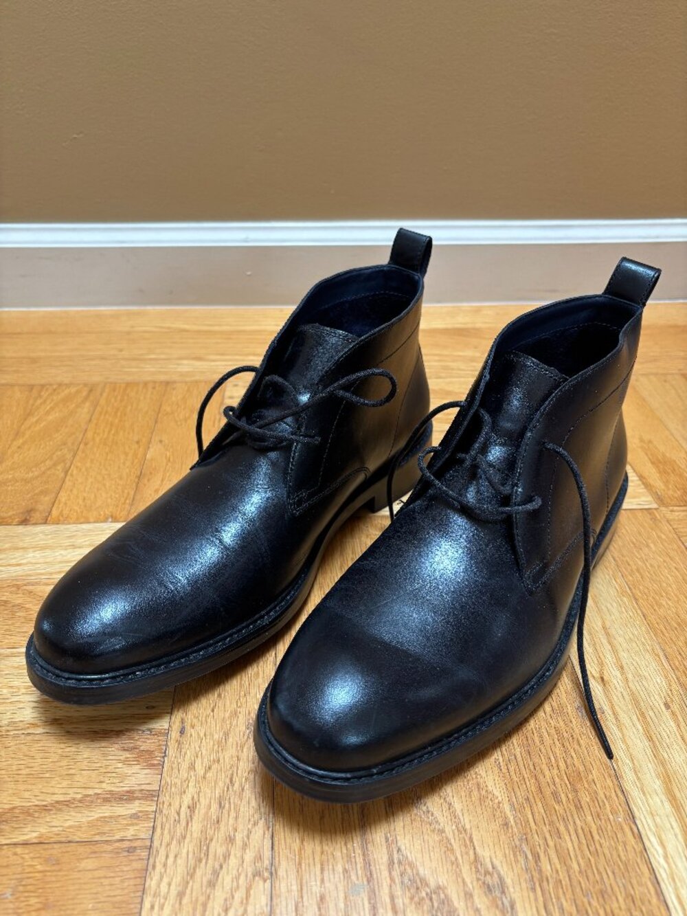 Cole Haan Kennedy Grand Men Waterproof Black Ankle Boot C28098 Size 9.5